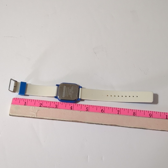 Super Mario Bros Digital Watch Unisex Blue Stainless Steel Rubber Band - Picture 8 of 10